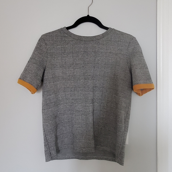 Zara plaid tee - Picture 1 of 3
